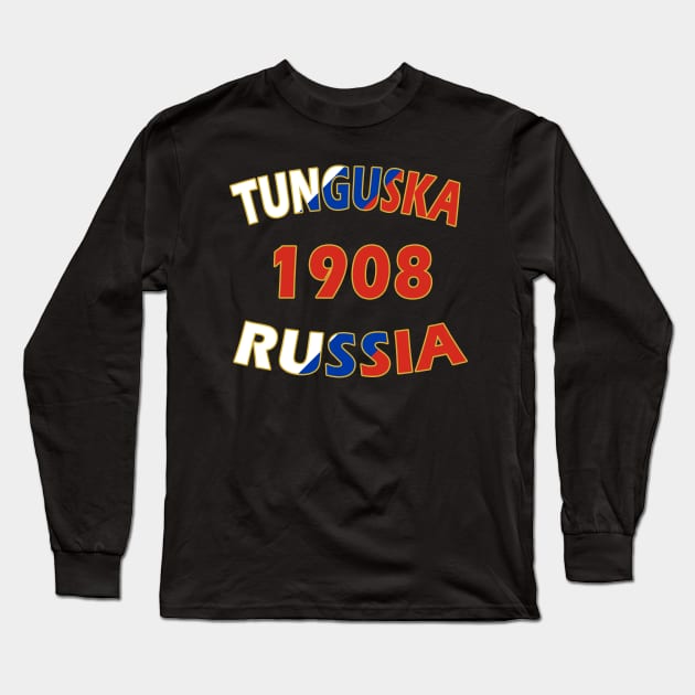 Tunguska Russia 1908 Long Sleeve T-Shirt by Lyvershop